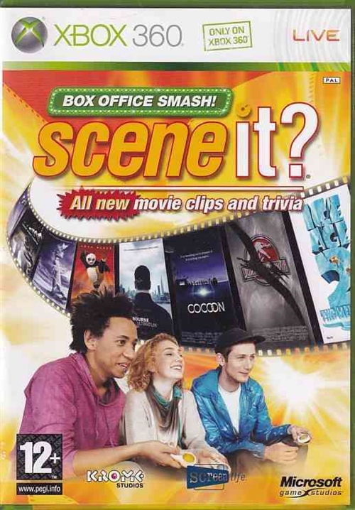 Scene it Box Office Smash - XBOX Live - XBOX 360 (B Grade) (Genbrug)